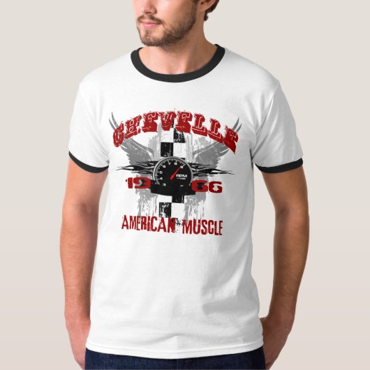 66 Chevelleのクラシックのティー Tシャツ (正面)