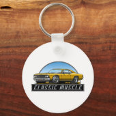 66_Chevelle_金ゴールド キーホルダー (正面)
