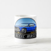 66_Chevelle_Blue コーヒーマグカップ (中央)