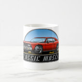 66_Chevelle_Red コーヒーマグカップ (中央)