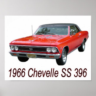 66 Chevelle SS 396 Poster ポスター