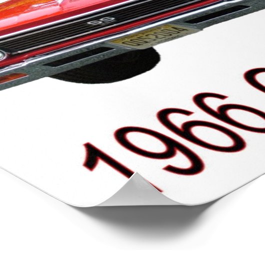 66 Chevelle SS 396 Poster ポスター (角)