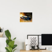 '66 Corvette painting ポスター (ホームオフィス)