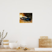 '66 Corvette painting ポスター (キッチン)