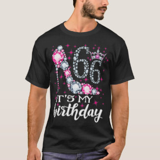 66 It's My Birthday 1955 66Th Birthday Gift Tee Fo Tシャツ
