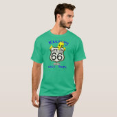66 Kilroyの生命は短い袖ここにありました Tシャツ (正面フル)