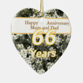 66thアニバーサリー編集可能 セラミックオーナメント (右)