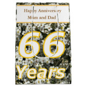 66thアニバーサリー編集可能 ミディアムペーパーバッグ (裏面)