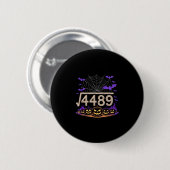 67おもしろいミーム数学先生6 7ハロウィンスクエアロ 缶バッジ (正面&裏面)