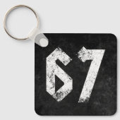 67おもしろいミーム6セブンGen Alpha キーホルダー (正面)