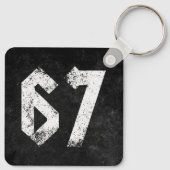 67おもしろいミーム6セブンGen Alpha キーホルダー (裏面)