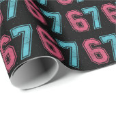 67おもしろいミーム6セブンGen Alpha ラッピングペーパー (ロールコーナー)