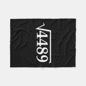 67おもしろいミームBrainrot Square Root 4489スラング数学 フリースブランケット (正面(横))