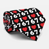 67おもしろいミームI Love Six Seven 67誕生日 ネクタイ (ロール)