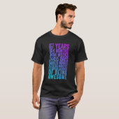 67おもしろい番誕生日ワイシャツ旧メおもしろいートル67年 Tシャツ (正面フル)