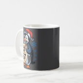 67と叫ぶペンギンたちの冬の警報 6 7 冬のミーム コーヒーマグカップ (正面左)
