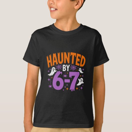 67に取り憑かれたシックスセブンミーム Tシャツ (正面)