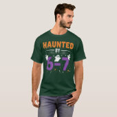 67に取り憑かれた ハロウィン おもしろTシャツ Tシャツ (正面フル)