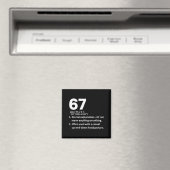67の定義が面白い シックス セブン ミーム 6 7  マグネット (インサイチュ (食洗機))