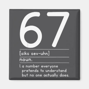 67の定義 67という数字の意味が面白い ミーム 6 7 マグネット