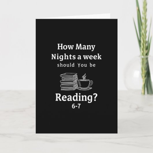 67の本を読むのが好きな英語教師の面白いミーム, カード (正面)