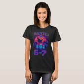 67の面白いハロウィンメメでお化けに付きまとわれて Tシャツ (正面フル)