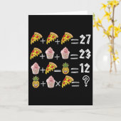 67の順序演算 数学 Pemdas 面白い教師ミーム カード (黄色い花)
