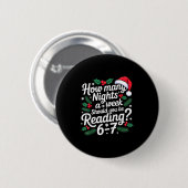 67を読むおかしな英語教師のクリスマス 缶バッジ (正面&裏面)