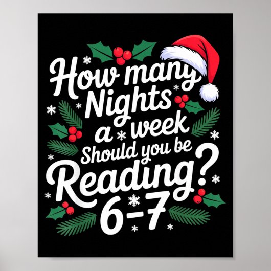67を読むおかしな英語教師クリスマス  ポスター (正面)