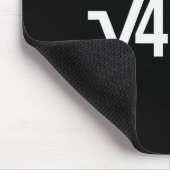 67アイスクリームドリップミームスクエアルート4489スラング数学 マウスパッド (コーナー)