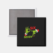 67クリスマス流行語ミームTシャツ 6 7 コスプレ マグネット (正面/裏面)