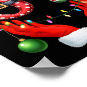 67クリスマス6 7 メメパジャマ 冬の休日Gen Alpha スラング ポスター (角)