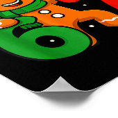 67クリスマス 6 7ジンジャーブレッド 6-7 ミーム シックス セブン ボ ポスター (角)