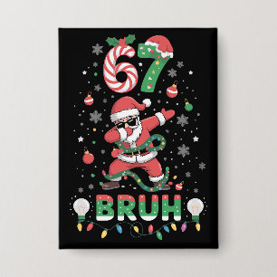 67クリスマスBruh67面白いミームサンタダビング 缶バッジ