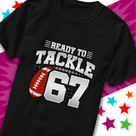 67サッカーパーティー67th誕生日 tシャツ