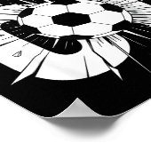 67サッカー Six Seven 6 7 ミーム 67 ポスター (角)