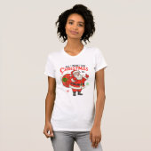 67サンタのミーム シックス セブン クリスマス Tシャツ (正面フル)