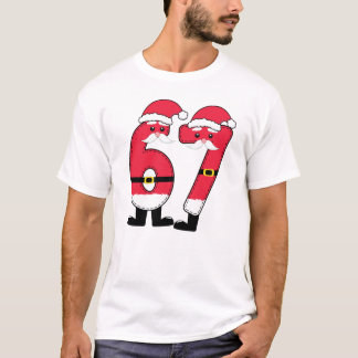67サンタ クリスマス ファミリーマッチングTシャツ Tシャツ