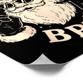 67シックスセブン ブラ フニークリスマス サンタ 6 7 ミーム ポスター (角)