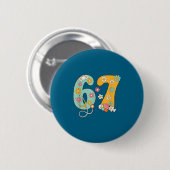 67ナース67のミーム医者 缶バッジ (正面&裏面)