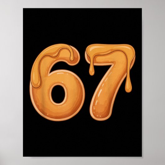 67パンケーキの面白いミーム スラング ポスター (正面)