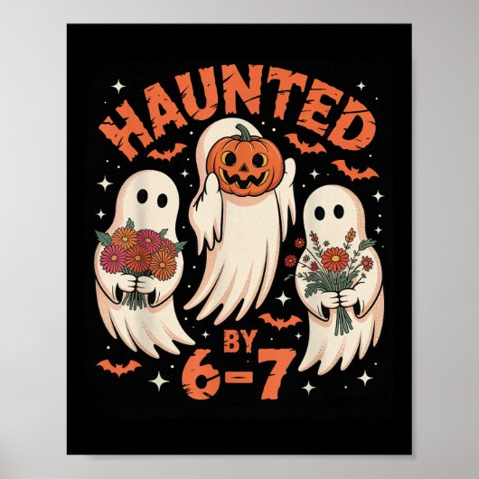67ミームハロウィンおばけ ポスター (正面)