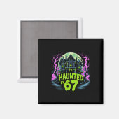 67ミームハロウィンコスチュームお化け屋敷 _4 マグネット (正面/裏面)