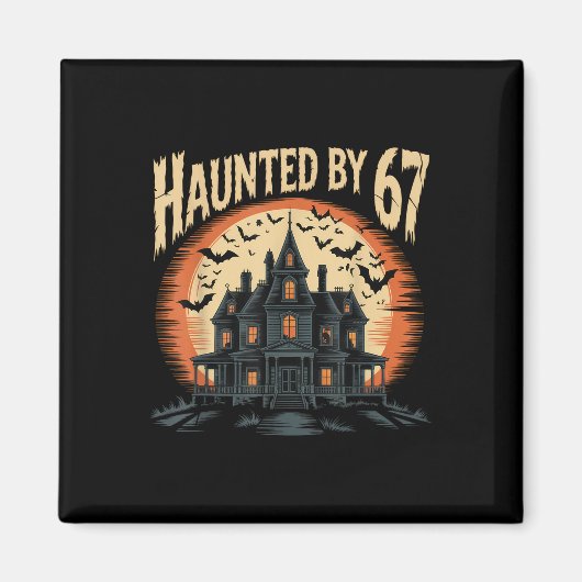 67ミームハロウィンコスチュームお化け_1 マグネット (正面)