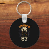 67ミームハロウィーンの幽霊のよく出る衣装 キーホルダー (正面)