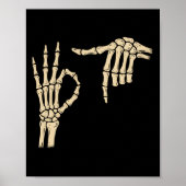 67ミーム6 7スケルトンハロウィーン6 Seven Gen Alpha ポスター (正面)