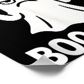 67ミーム ハロウィンコスチューム 6 7 笑える Boo Sheet 六 ポスター (角)