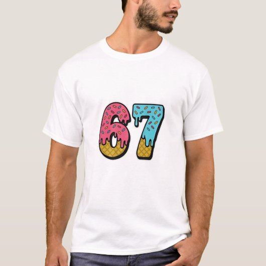 67メイスンは砂浜に行こうおもしろい Tシャツ (正面)