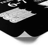 67リーディング 英文教師 おもしろ 67 本好き メモ ポスター (角)