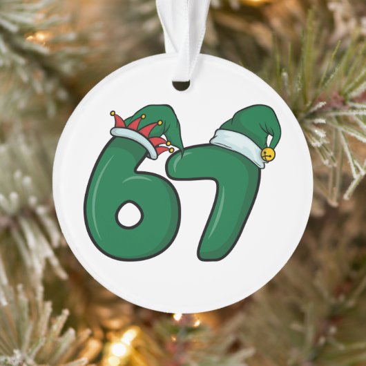 67人のエルフ サンタのクリスマスオーナメント オーナメント (ツリー)